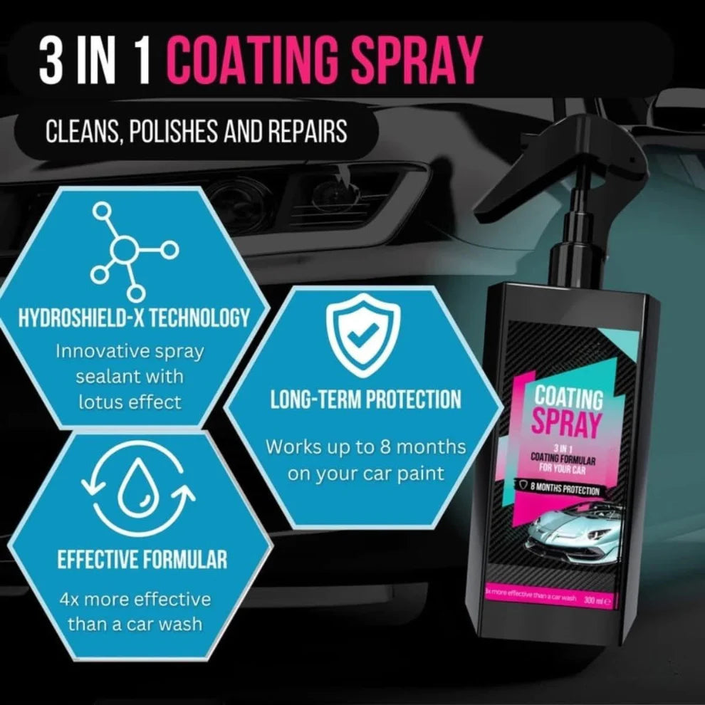 Ceramic Ultra™ Coating Spray and Foam Car Cleaner 200ml (Combo)