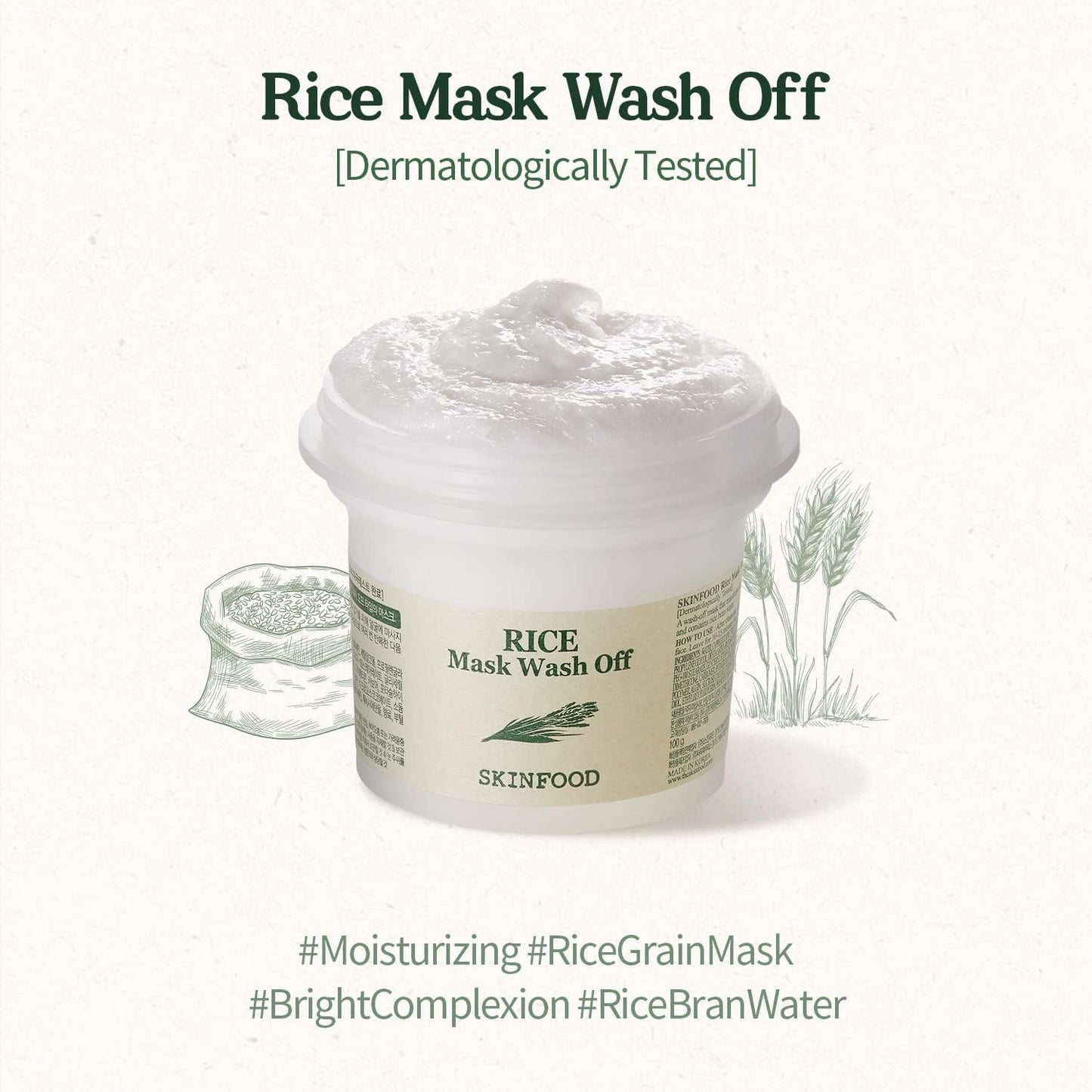 Skinfood™ Rice Mask Face Wash (100 gm)