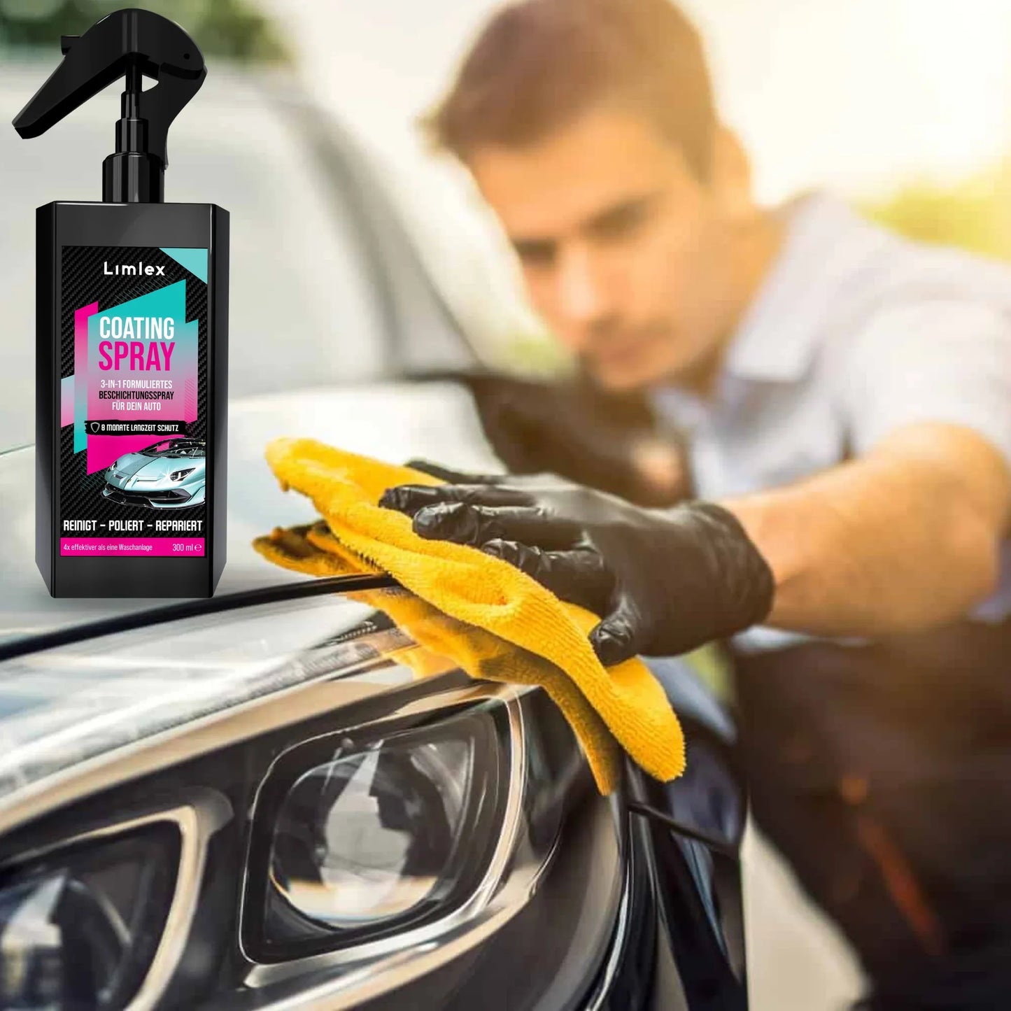 Ceramic Ultra™ Coating Spray and Foam Car Cleaner 200ml (Combo)